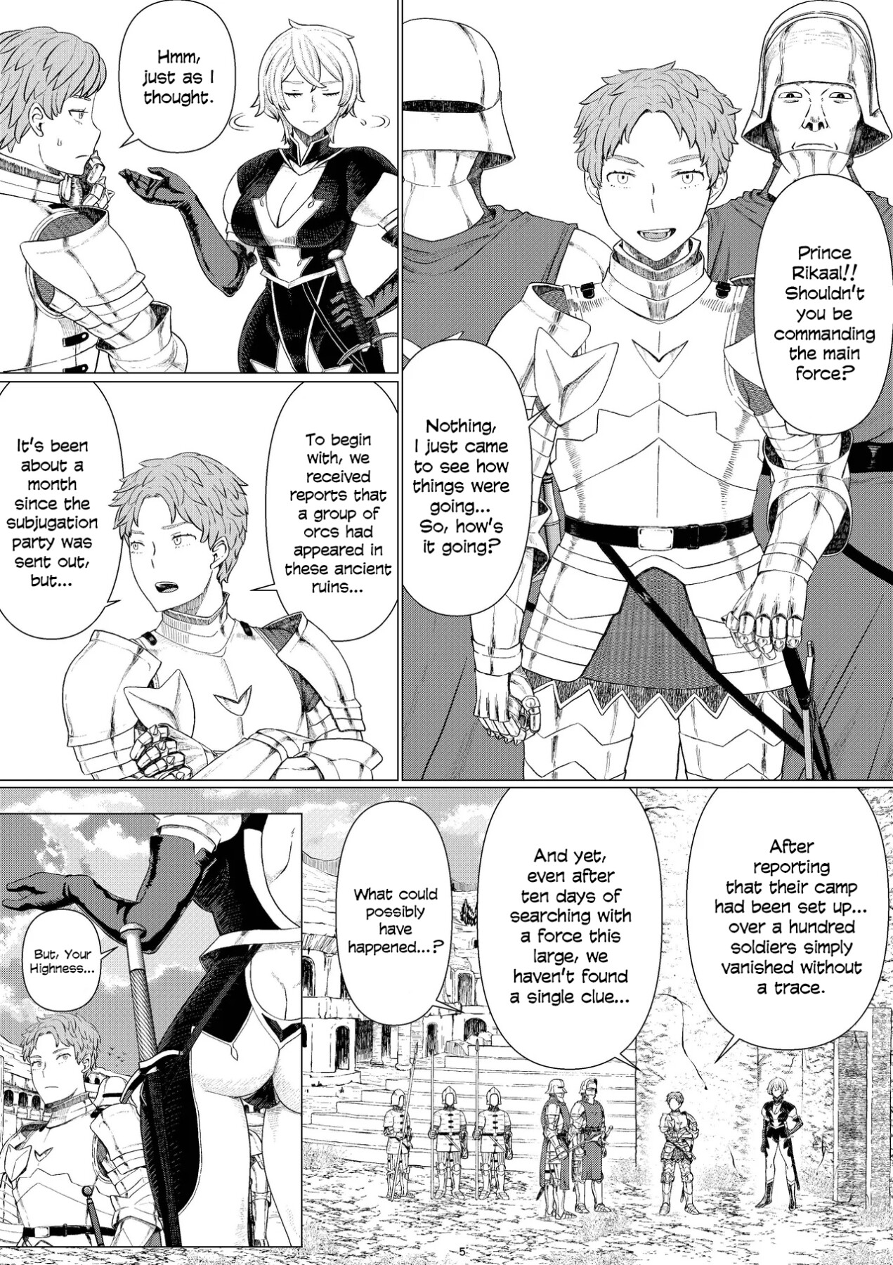 Hentai Manga Comic-Female Knight Interspecies NTR: Sikri and Ricard Volume 1-Read-7